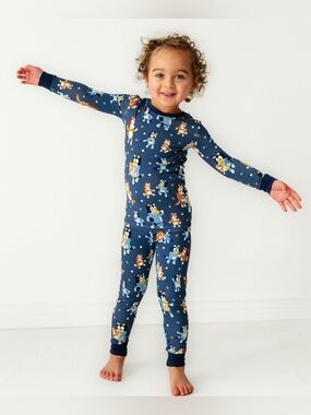 Little Sleepies Bluey 2 Piece Pajama Set